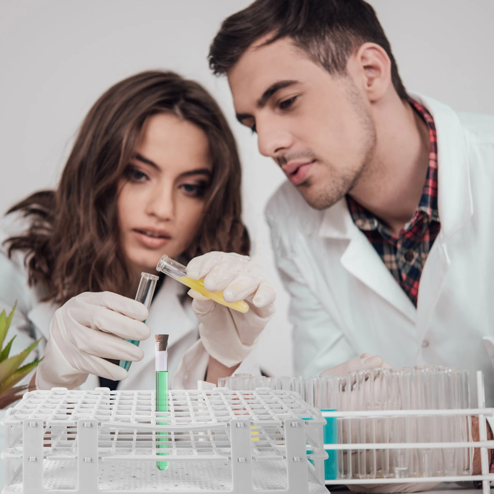 Premium Test Tube Rack Plastic Storage Holder Lab Classroom Research Replacement Space-saving Practical Tube Stand
Premium Test Tube Rack Plastic Storage Holder Lab Classroom Research Replacement Space-saving Practical Tube Stand