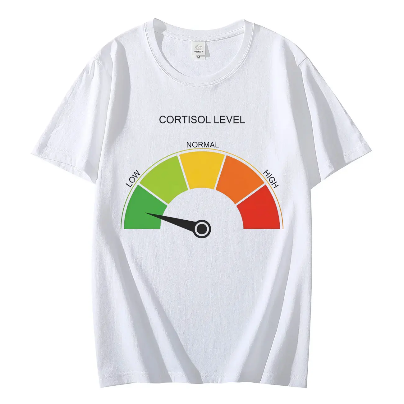 Low Cortisol Level Funny Stress Meme T-shirt High Quality Fashion Short Sleeve T Shirts Men Women Casual Loose Cotton T-shirts
Low Cortisol Level Funny Stress Meme T-shirt High Quality Fashion Short Sleeve T Shirts Men Women Casual Loose Cotton T-shirts