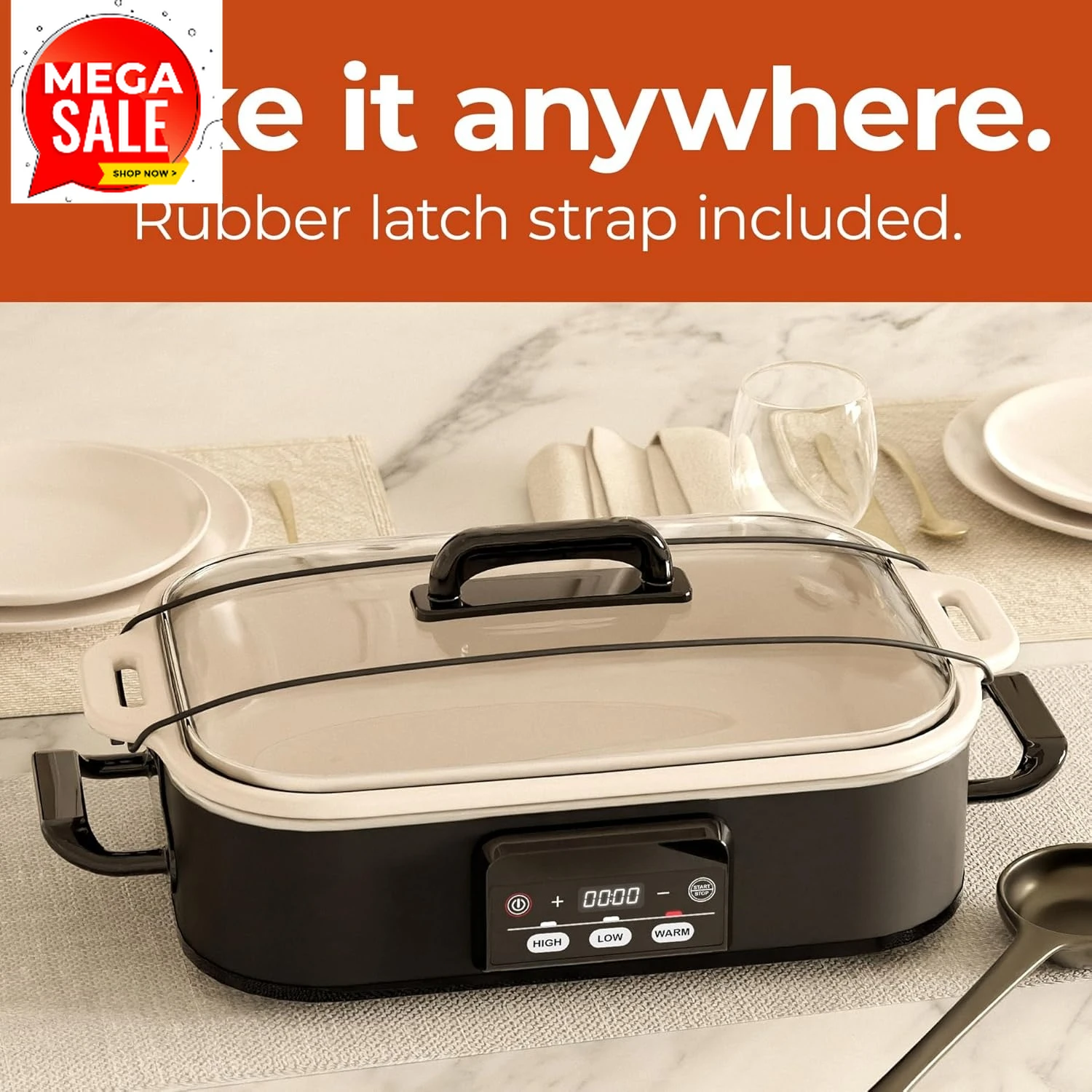 Hot Sales4 Quart Casserole Digital Slow Cooker, Premium Ceramic Bakeware For Oven, Dishwasher Safe Baking Dish,Black
Hot Sales4 Quart Casserole Digital Slow Cooker, Premium Ceramic Bakeware For Oven, Dishwasher Safe Baking Dish,Black
