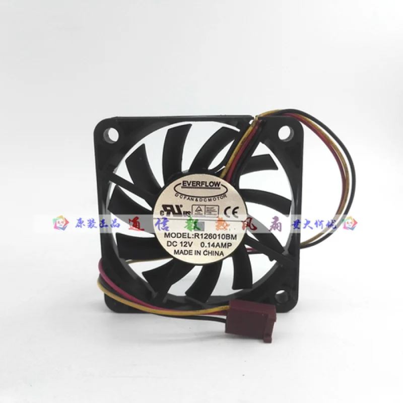 L Large Air Volume Silent Cooling Fan R126010BM 60*60*10mm 12V 0.14A
L Large Air Volume Silent Cooling Fan R126010BM 60*60*10mm 12V 0.14A
