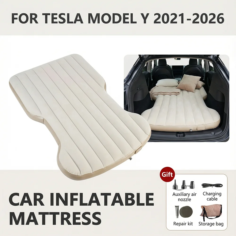 Portable Car Inflatable Mattress for Tesla Model Y 2021-2026 Back Seat Air Bed with Pump Outdoor Travel Camping Sleeping Cushion
Portable Car Inflatable Mattress for Tesla Model Y 2021-2026 Back Seat Air Bed with Pump Outdoor Travel Camping Sleeping Cushion