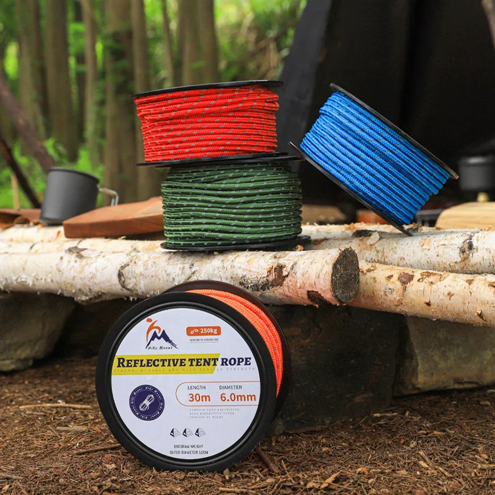 30 Meter Parachute and 6mm Tactical Parachute Rope Camping Camp Accessories DIY Woven Rope Outdoor Survival Equipment
30 Meter Parachute and 6mm Tactical Parachute Rope Camping Camp Accessories DIY Woven Rope Outdoor Survival Equipment