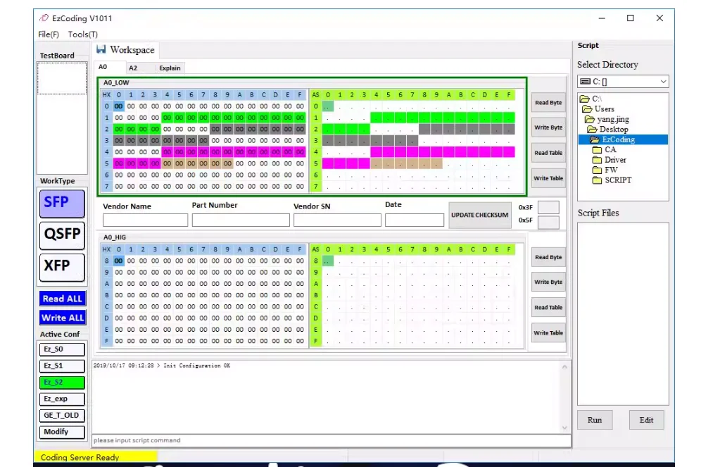 Optical Module Three In One Writing Board CodingBox Reading DOM Changing Code Storage
Optical Module Three In One Writing Board CodingBox Reading DOM Changing Code Storage
