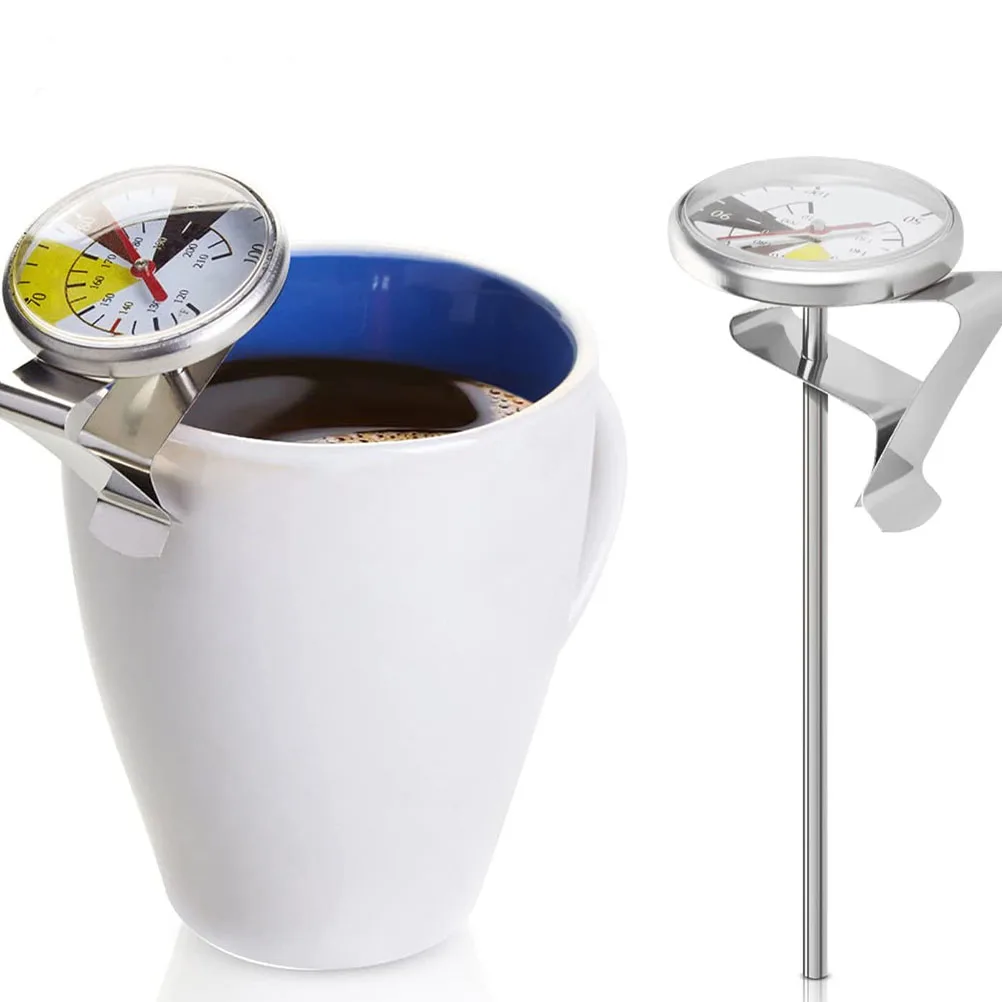 2pcs Coffee Cup Clips Stainless Steel Food Grade Thermometer Holder Clamps Probe Meat Liquid Temperature Measurement Portable
2pcs Coffee Cup Clips Stainless Steel Food Grade Thermometer Holder Clamps Probe Meat Liquid Temperature Measurement Portable