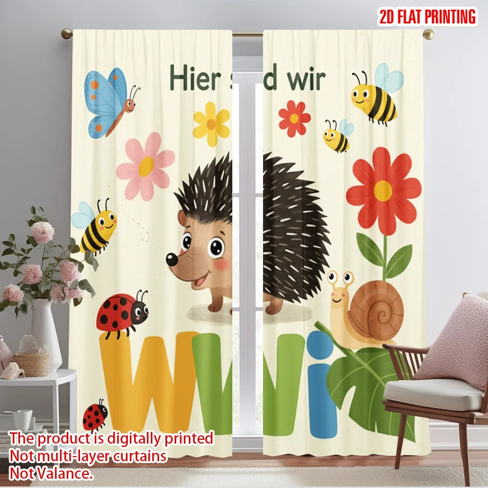 2pcs 2D flat printing Curtains Cute Animals Welcome Guests Fabric Without Electricity Seasonal Party & Holiday Decor Perfect for
2pcs 2D flat printing Curtains Cute Animals Welcome Guests Fabric Without Electricity Seasonal Party & Holiday Decor Perfect for