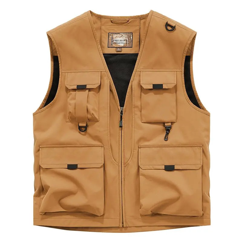 Spring and Autumn New Outdoor Sports Waterproof Multi-Pocket Fishing Vest Men Leisure Loose Fashion Large Size Waistcoat M-6XL
Spring and Autumn New Outdoor Sports Waterproof Multi-Pocket Fishing Vest Men Leisure Loose Fashion Large Size Waistcoat M-6XL