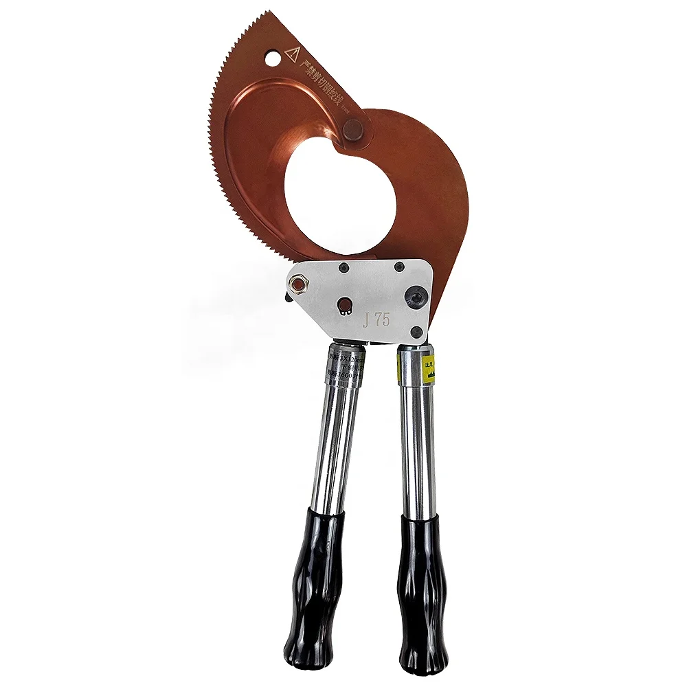 Manual Cable Cutting Tool Ratchet Cable Cutter J75