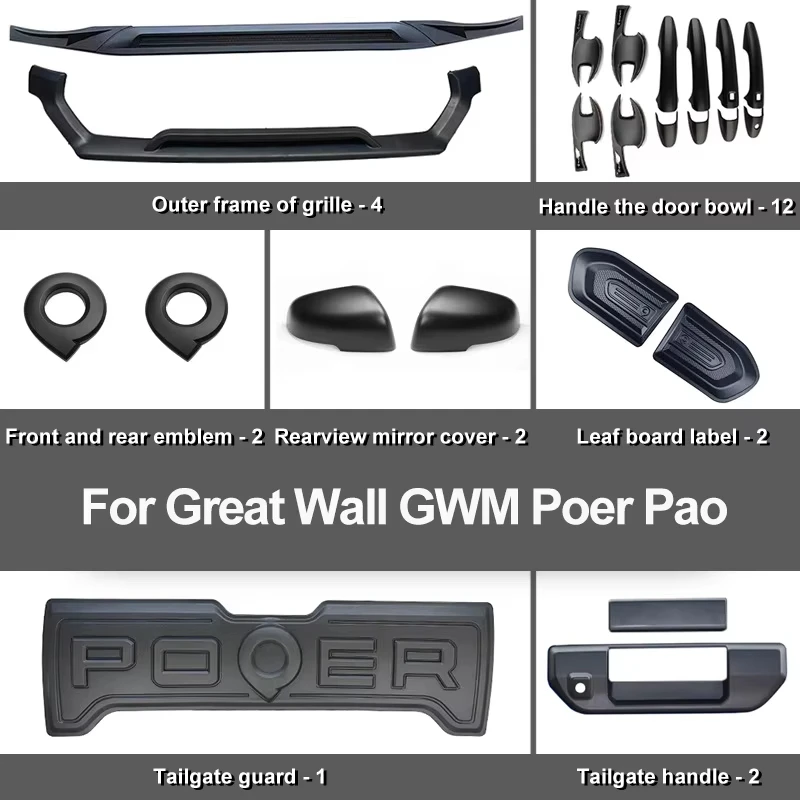 2x Car Side Vent Cover Trim Guard Fender Trim Cover Accessories for GWM Poer Great Wall Pao Power Ute Cannon 2021 2022 2023 2024
2x Car Side Vent Cover Trim Guard Fender Trim Cover Accessories for GWM Poer Great Wall Pao Power Ute Cannon 2021 2022 2023 2024
