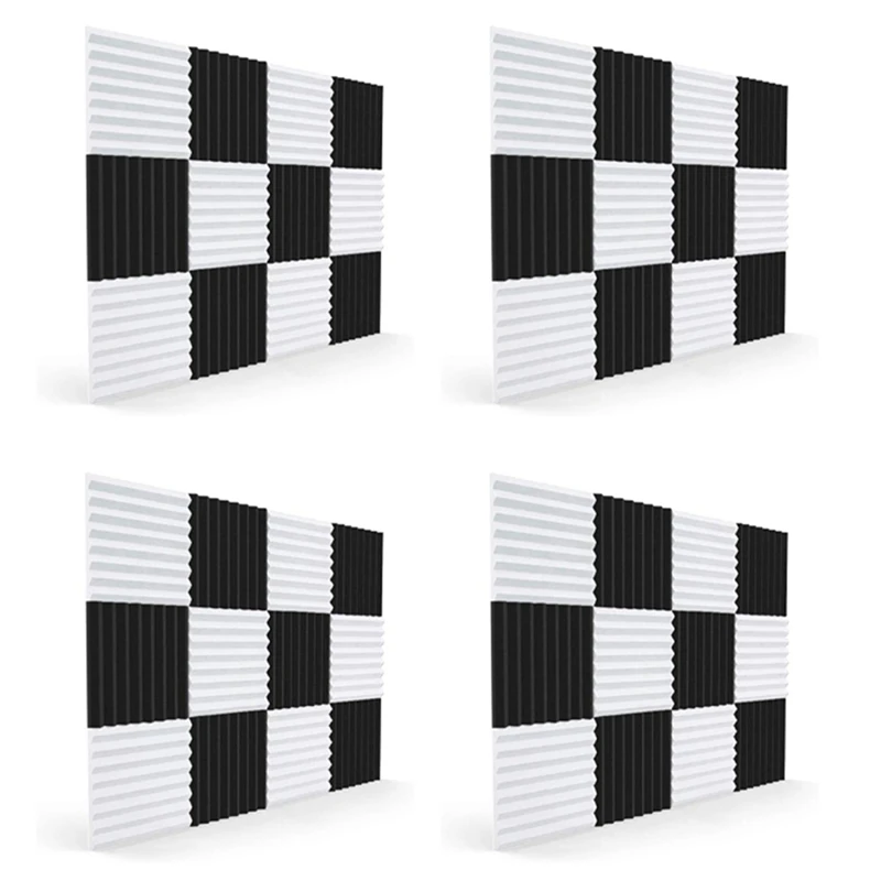 T22C 48 Pcs Acoustic Foam Board,Sound Insulation Sound Wedges Sound Insulation Pad,For Studio Ceiling Game Room,2.5X30x30cm
T22C 48 Pcs Acoustic Foam Board,Sound Insulation Sound Wedges Sound Insulation Pad,For Studio Ceiling Game Room,2.5X30x30cm