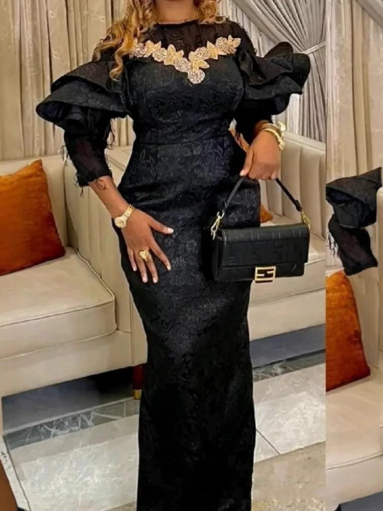 Black Maxi Dresses Africa Clothing African Dresses For Women Muslim Long Dress High Quality Fashion African Dress For Lady
Black Maxi Dresses Africa Clothing African Dresses For Women Muslim Long Dress High Quality Fashion African Dress For Lady