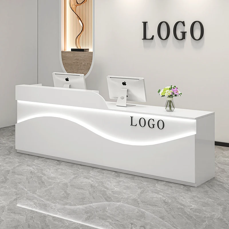 Aesthetics Logo Reception Desks Large Organizer Office White Reception Desks Drawer Luxury Mostrador Recepcion Furniture
Aesthetics Logo Reception Desks Large Organizer Office White Reception Desks Drawer Luxury Mostrador Recepcion Furniture