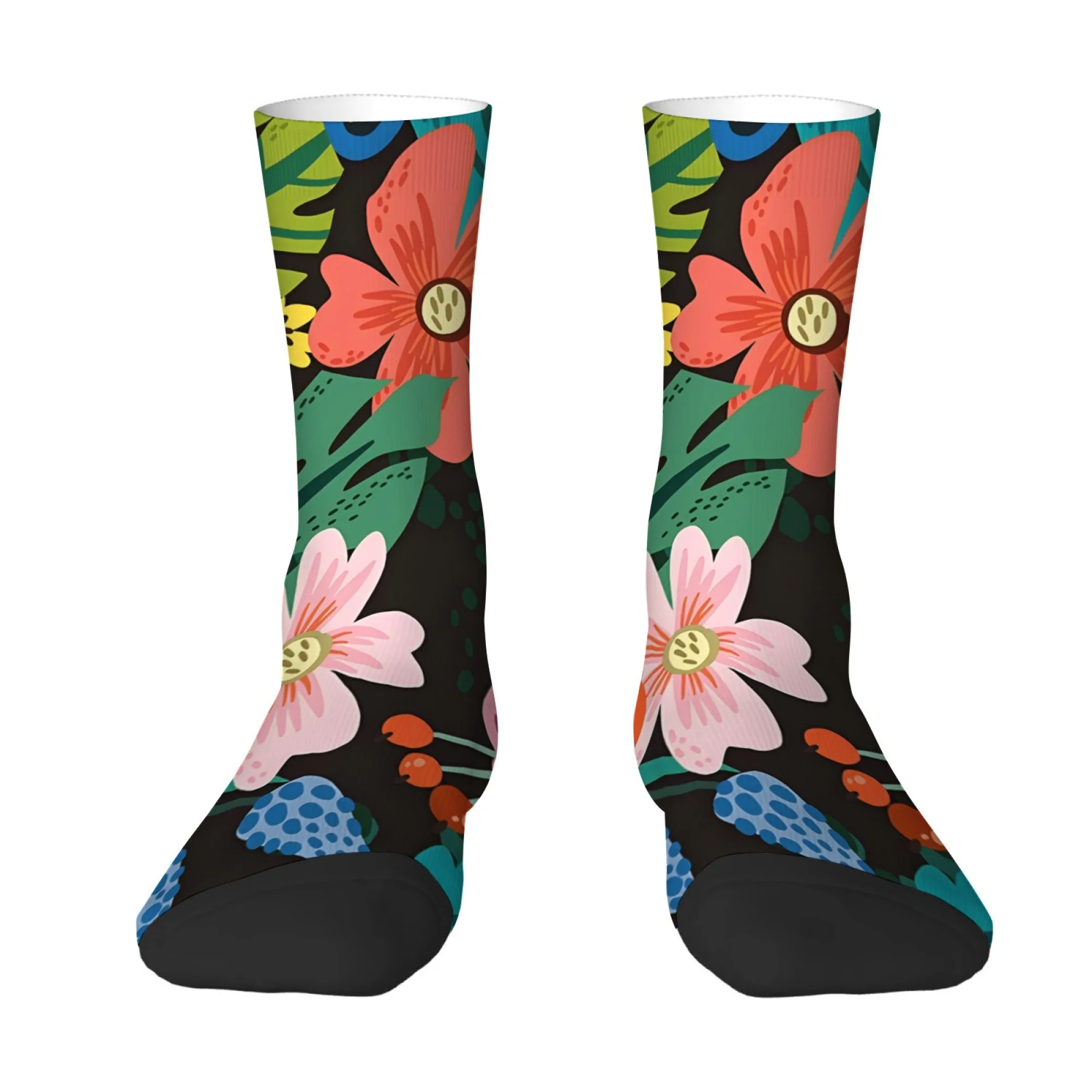 Tropical Floral Print Men's Mid-calf Socks Retro Harajuku Fashionable Street Socks Skin-friendly Comfortable Non-slip Socks
Tropical Floral Print Men's Mid-calf Socks Retro Harajuku Fashionable Street Socks Skin-friendly Comfortable Non-slip Socks
