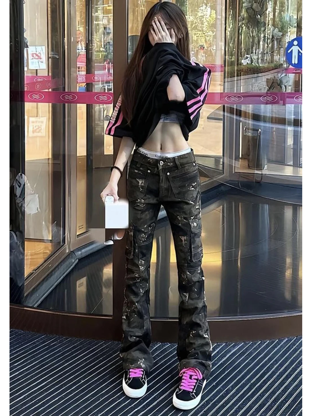 Cleanfit Camouflage Work Pants High Waist Slim Fit Denim Women's Autumn American Style Casual Wear Resistant Stretch Jeans
Cleanfit Camouflage Work Pants High Waist Slim Fit Denim Women's Autumn American Style Casual Wear Resistant Stretch Jeans