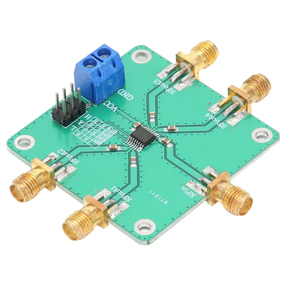Signal Switching DC-3.5 GHz Switch Module DC 5V Single Pole 4 Throw Single Pole 4 Throw Board DC 5V Switch Module RF Systems