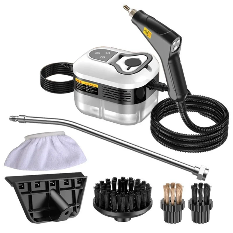 ABJI-1500W Ручной пароочиститель с сенсорным экраном и несколькими поверхностями, 6 уровней регулировки с аксессуарами для дома, кухни, авто, автомобиля 
ABJI-1500W Ручной пароочиститель с сенсорным экраном и несколькими поверхностями, 6 уровней регулировки с аксессуарами для дома, кухни, авто, автомобиля