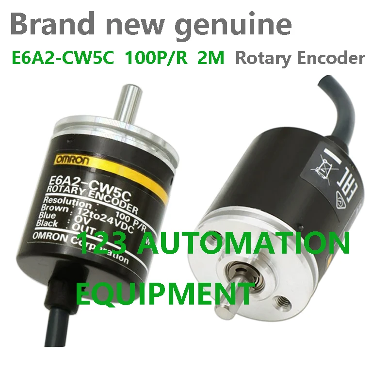 Authentic New Omron E6A2-CW5C Rotary Encoder 100P/R 2M
Authentic New Omron E6A2-CW5C Rotary Encoder 100P/R 2M