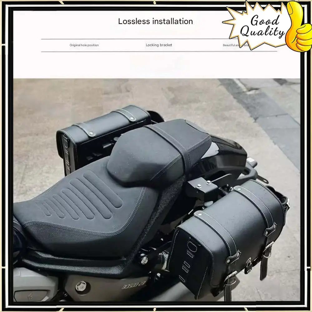 Motorcycle side bag modification parts canvas bag quick release waterproof side leather bag for Benda Dark Flag 500
Motorcycle side bag modification parts canvas bag quick release waterproof side leather bag for Benda Dark Flag 500