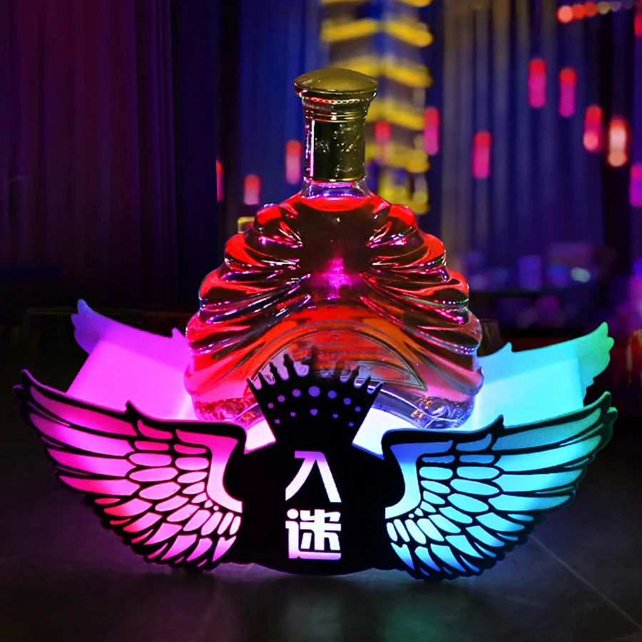 LED Champagne Bottle Holder Wine Display Rack Bar KTV Party Bar Lounge Glowing VIP Service Wine Bottle Presenter Glorifier
LED Champagne Bottle Holder Wine Display Rack Bar KTV Party Bar Lounge Glowing VIP Service Wine Bottle Presenter Glorifier