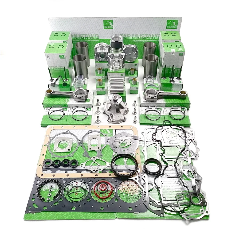 V3300 Cylinder Liner 1C010-02310 Piston 1G563-21774 Ring Valve Gasket Kit Bearing Bush For Kubota Engine Overhaul Parts Kit
V3300 Cylinder Liner 1C010-02310 Piston 1G563-21774 Ring Valve Gasket Kit Bearing Bush For Kubota Engine Overhaul Parts Kit