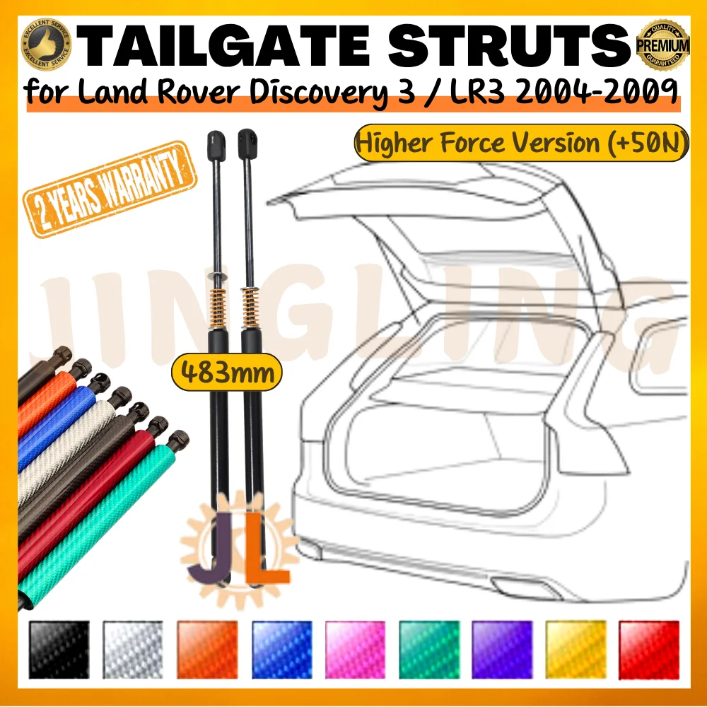 Qty(2) Trunk Struts for Land Rover Discovery 3 / LR3 2004-2009 Estate Higher Force Version Rear Tailgate Lift Supports Shocks
Qty(2) Trunk Struts for Land Rover Discovery 3 / LR3 2004-2009 Estate Higher Force Version Rear Tailgate Lift Supports Shocks