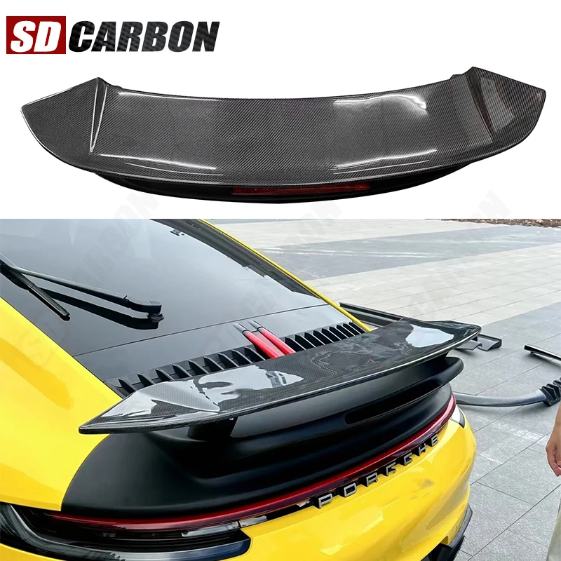 for Porsche 992 Turbos Style Carbon Fiber Spoiler Tail fins Rear Trunk Spoiler Guide Wing Rear Wing Car Accessories
for Porsche 992 Turbos Style Carbon Fiber Spoiler Tail fins Rear Trunk Spoiler Guide Wing Rear Wing Car Accessories