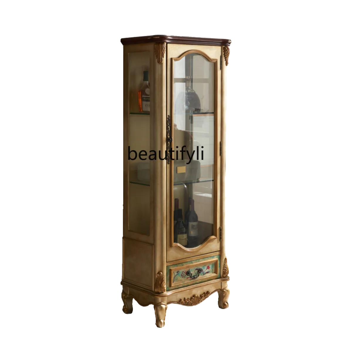 American wine cabinet retro, dining room, painted, living room narrow glass, side cabinet, household
American wine cabinet retro, dining room, painted, living room narrow glass, side cabinet, household