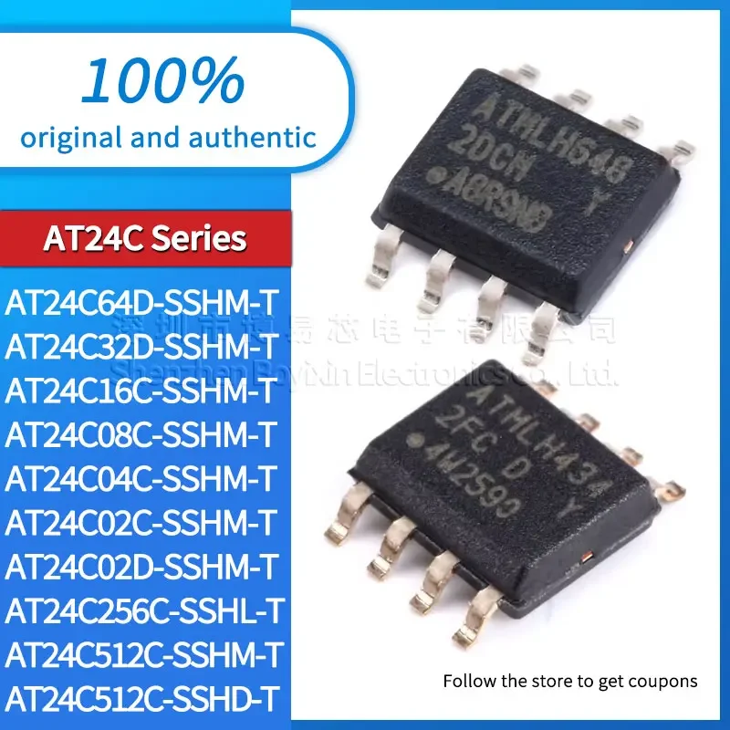 AT24C512C-SSHM AT24C512C-SSHD AT24C256C-SSHL AT24C128C AT24C64D AT24C32D AT24C16C AT24C08C AT24C04C AT24C02C 24C02D plastic case
AT24C512C-SSHM AT24C512C-SSHD AT24C256C-SSHL AT24C128C AT24C64D AT24C32D AT24C16C AT24C08C AT24C04C AT24C02C 24C02D plastic case