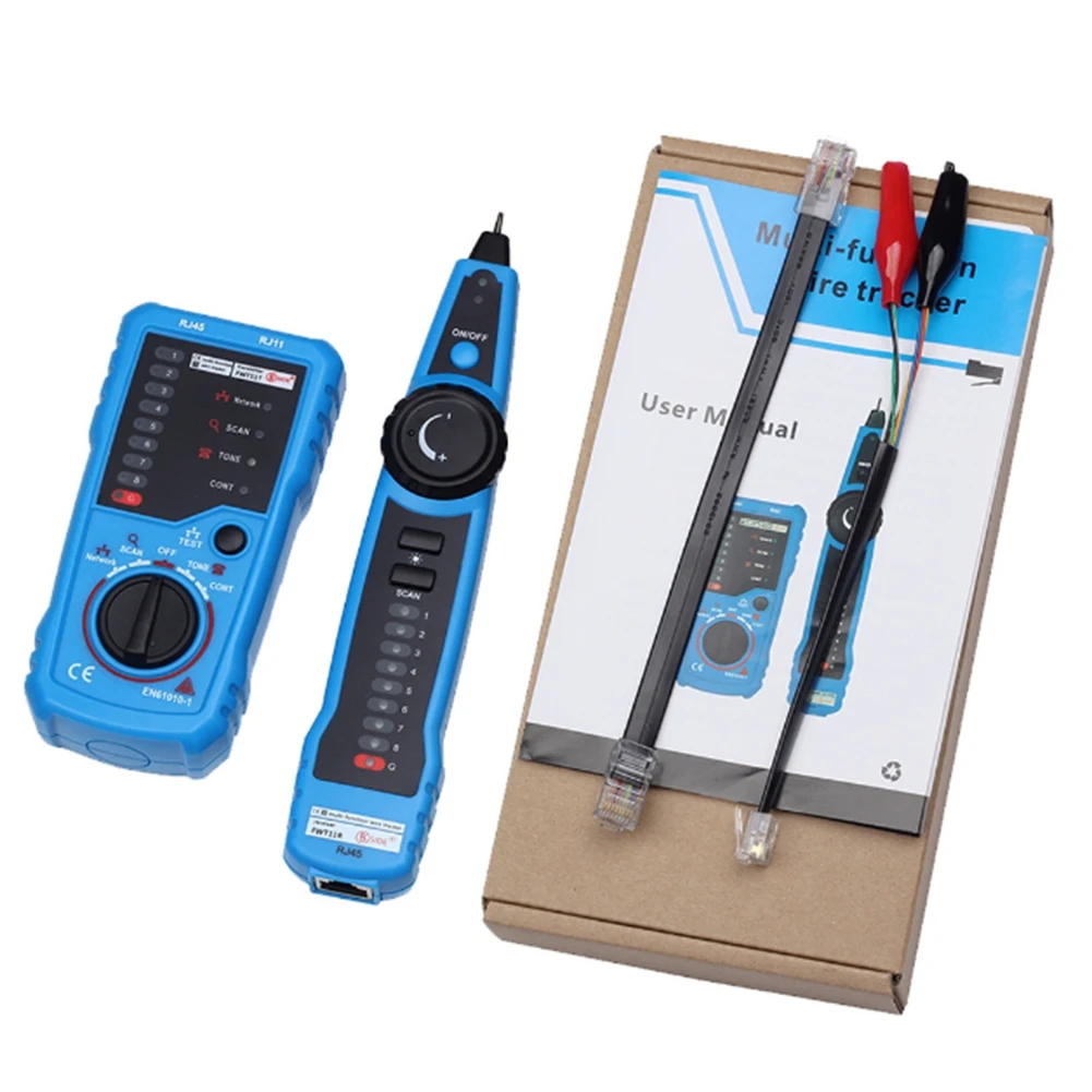 A20M FWT11 Network Cable Tester Detector RJ11 RJ45 Telephone Wire Tracker Tracer Toner Ethernet LAN Line Finder
A20M FWT11 Network Cable Tester Detector RJ11 RJ45 Telephone Wire Tracker Tracer Toner Ethernet LAN Line Finder