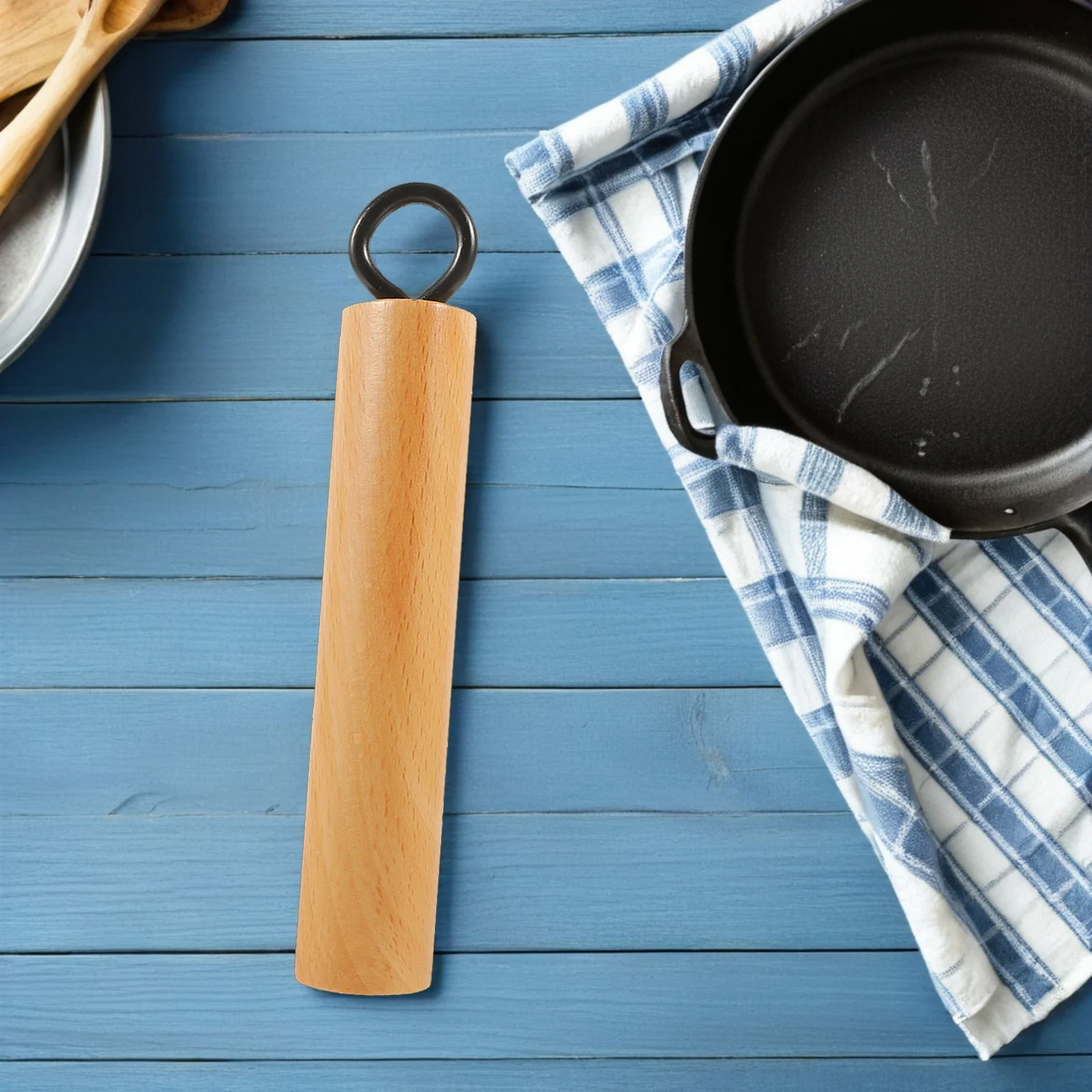 1pcs Anti-Scald Wooden Pot Handle Replacement Sturdy Universal Kitchen Utensil For Pans Wok Frying Pan Milk Pot Cookware Part
1pcs Anti-Scald Wooden Pot Handle Replacement Sturdy Universal Kitchen Utensil For Pans Wok Frying Pan Milk Pot Cookware Part
