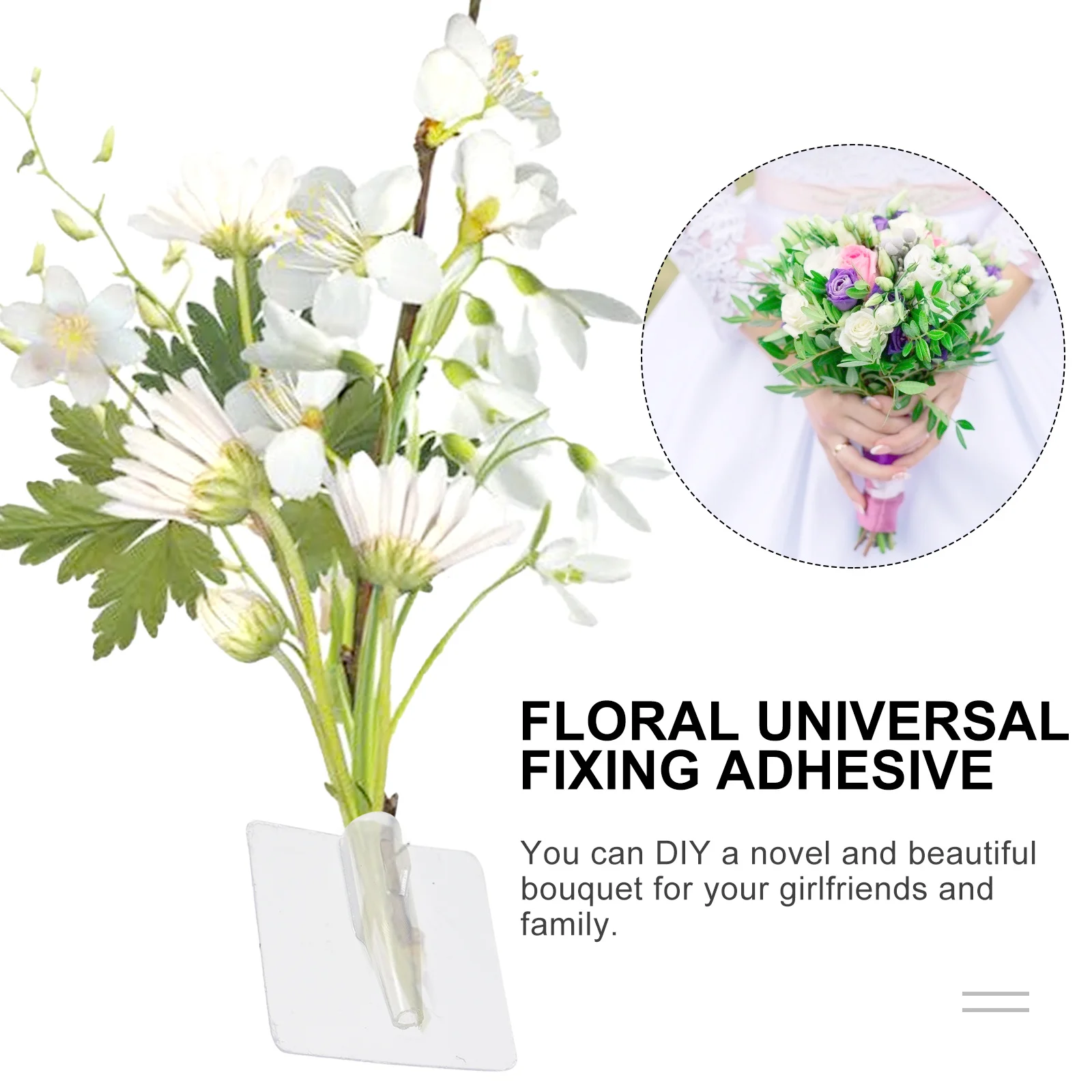 50 pcs Flower Bouquet Fixing Glue Diy Packaging Supplies Plastic Stickers For Floral Arrangement Multifunctional Adhesive Papers
50 pcs Flower Bouquet Fixing Glue Diy Packaging Supplies Plastic Stickers For Floral Arrangement Multifunctional Adhesive Papers