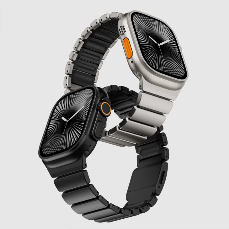 Luxury Titanium Band For Apple Watch Ultra 3 10 9 8 7 6 Se Magnetic Silicone Bracelet Strap For iWatch 42mm 44mm 45mm 46mm 49mm
Luxury Titanium Band For Apple Watch Ultra 3 10 9 8 7 6 Se Magnetic Silicone Bracelet Strap For iWatch 42mm 44mm 45mm 46mm 49mm