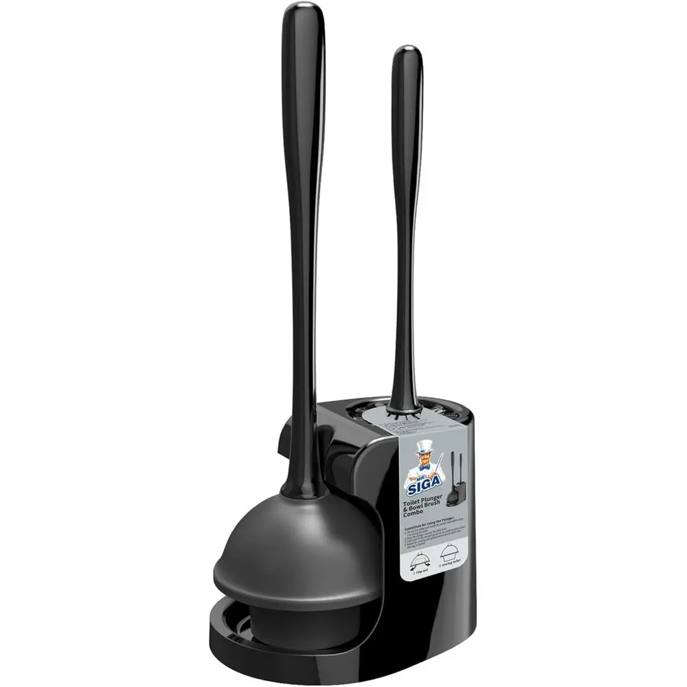 Black Toilet Plunger and Bowl Brush Set for Efficient Bathroom Cleaning
Black Toilet Plunger and Bowl Brush Set for Efficient Bathroom Cleaning