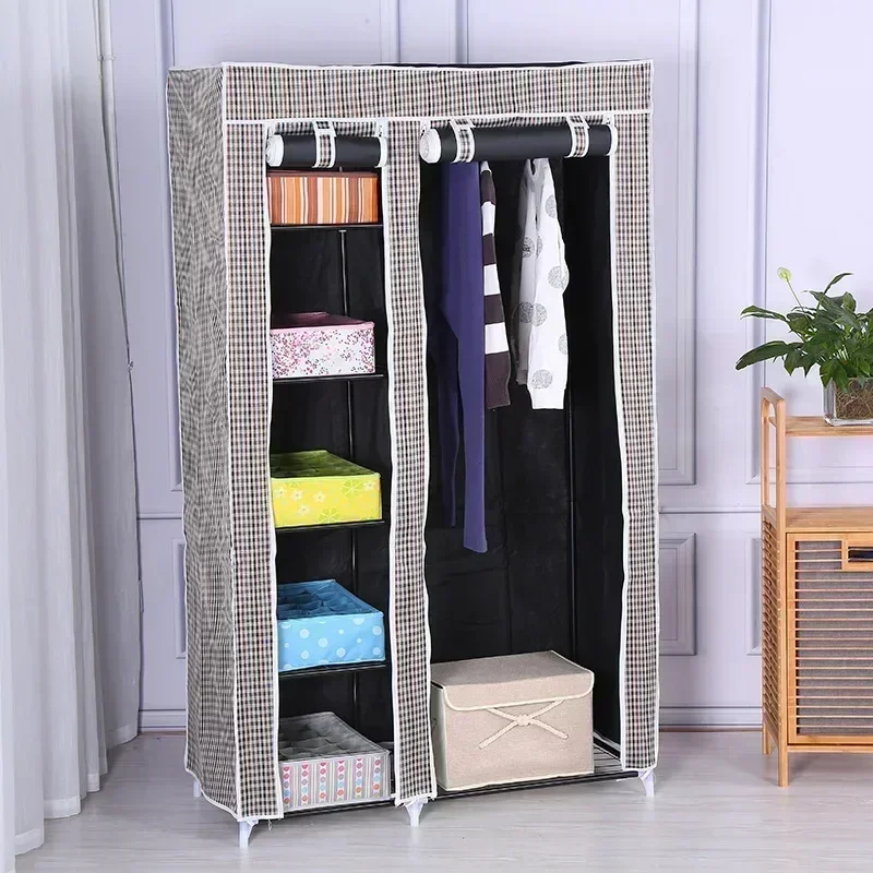 Fashion wardrobe iron mesh compartment cloth wardrobe storage household bedroom steel pipe assembly storage hanging wardrobe
Fashion wardrobe iron mesh compartment cloth wardrobe storage household bedroom steel pipe assembly storage hanging wardrobe