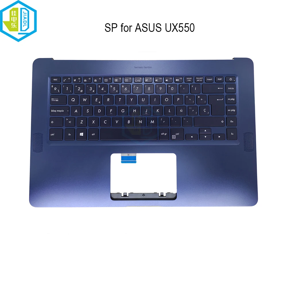 Spanish Laptop Palmrest Backlight Keyboard For ASUS ZenBook UX550 UX550V UX550VE UX550VD UX550G UX550GE UX550GD 90NB0ES1-R30SP0
Spanish Laptop Palmrest Backlight Keyboard For ASUS ZenBook UX550 UX550V UX550VE UX550VD UX550G UX550GE UX550GD 90NB0ES1-R30SP0