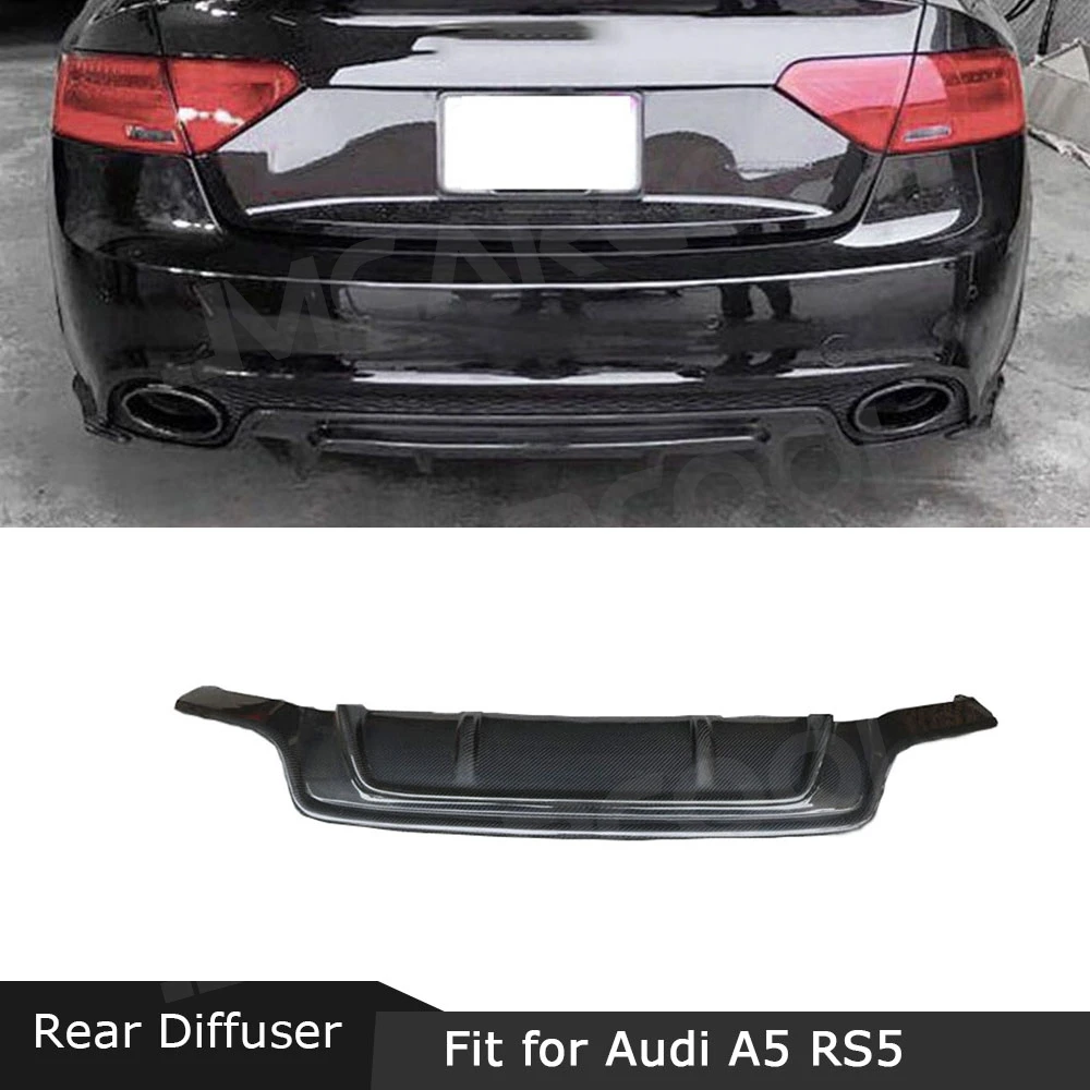 Carbon Fiber Black Rear Bumper Lip Diffuser Skid Plate Guard Car Styling For Audi RS5 2012-2016
Carbon Fiber Black Rear Bumper Lip Diffuser Skid Plate Guard Car Styling For Audi RS5 2012-2016