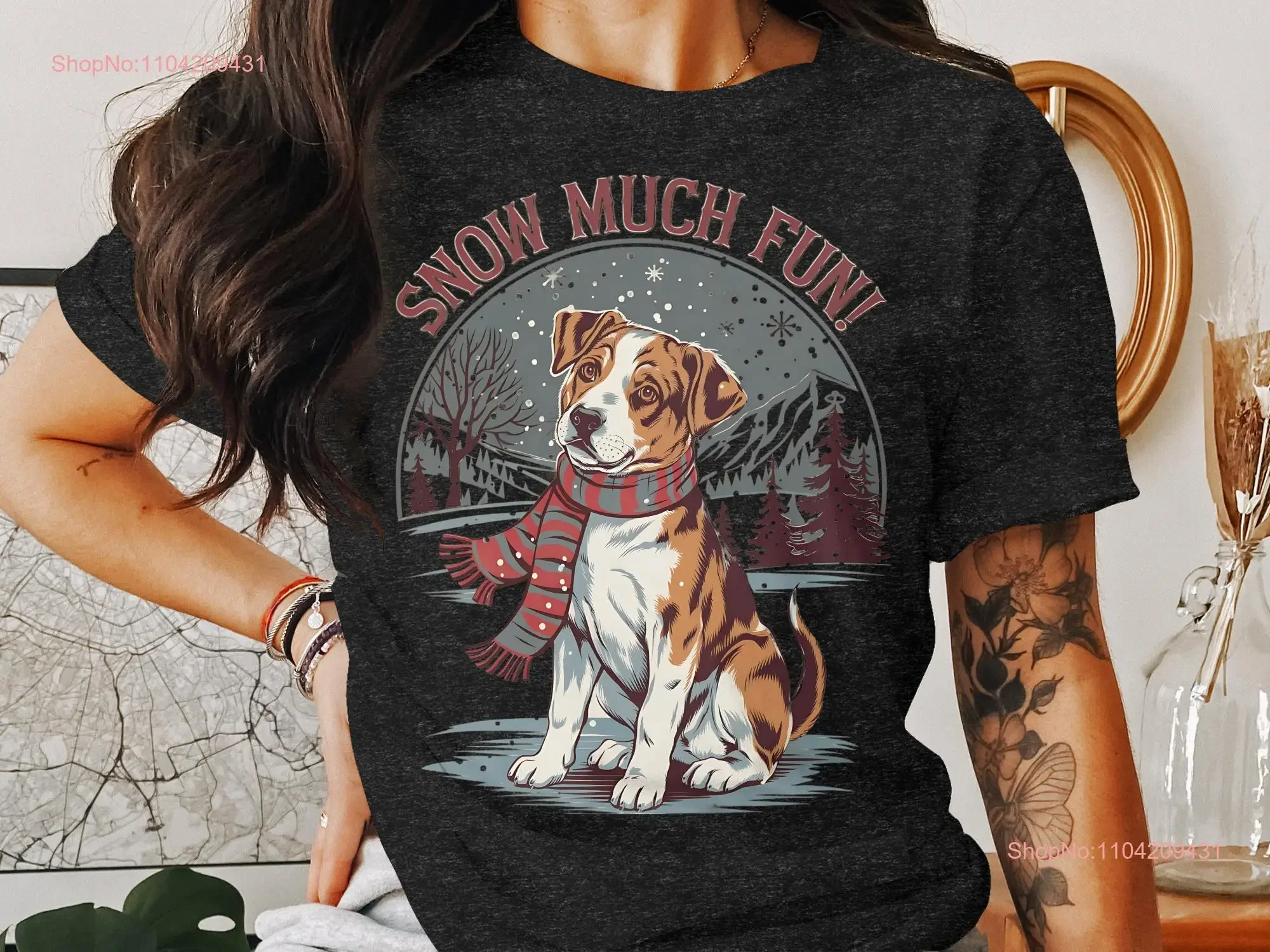 Зимняя футболка Snow Much Fun Dog, рождественская праздничная щенка, снежные горы, праздник, собака, винтажная стираная домашняя графика, слегка
Зимняя футболка Snow Much Fun Dog, рождественская праздничная щенка, снежные горы, праздник, собака, винтажная стираная домашняя графика, слегка