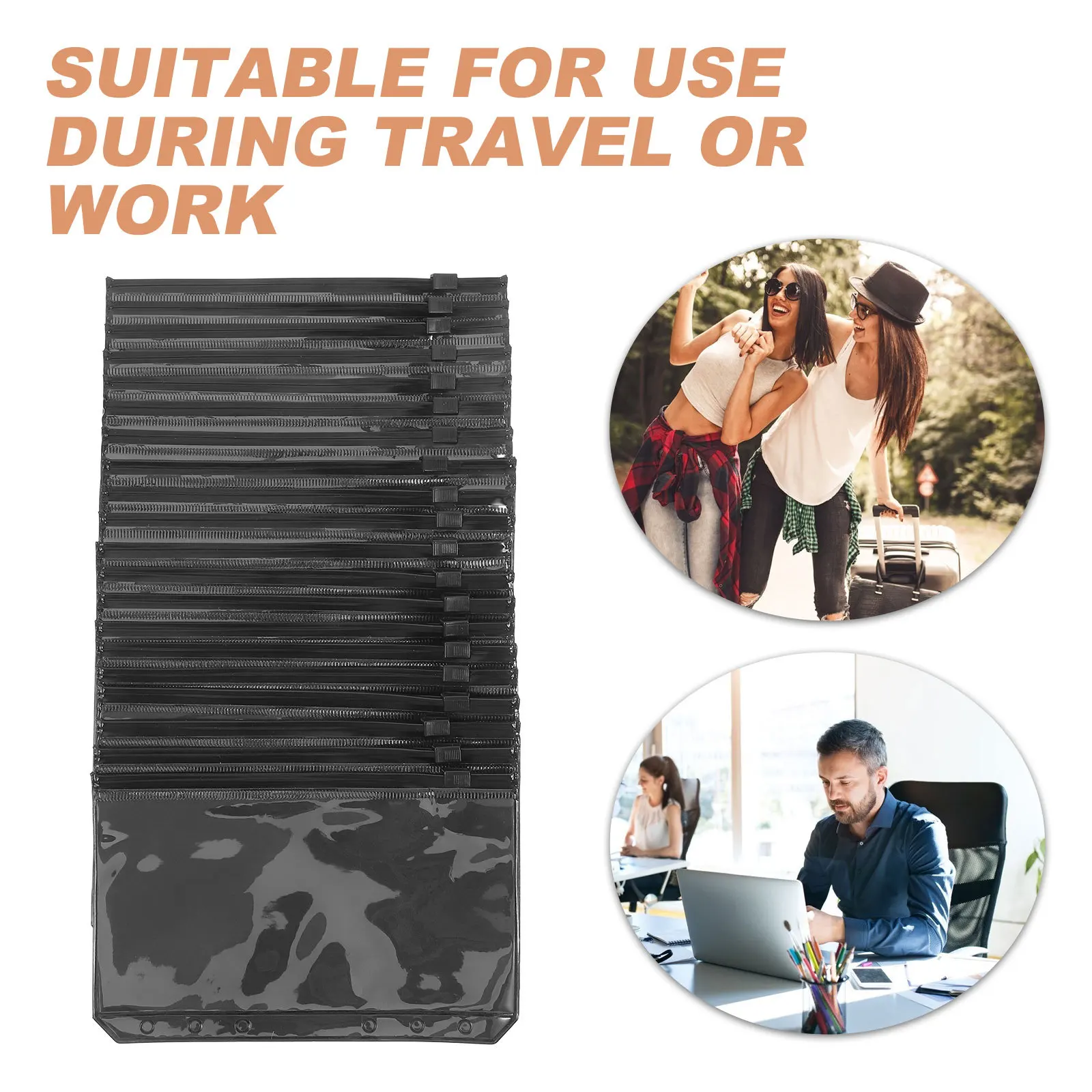 20Pcs A6 6-Hole Binder Pouch Plastic Pocket Folder Loose Leaf Bags Document Filing Organizer for Office School Travel
20Pcs A6 6-Hole Binder Pouch Plastic Pocket Folder Loose Leaf Bags Document Filing Organizer for Office School Travel