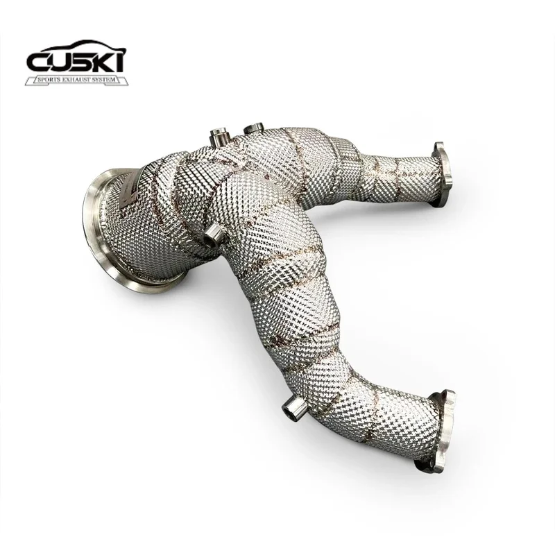Pertains to Audi SQ5 3.0T EA839 2017-2023 exhaust pipe with heat shield Automotive Exhaust Modification Fittings,Increased power
Pertains to Audi SQ5 3.0T EA839 2017-2023 exhaust pipe with heat shield Automotive Exhaust Modification Fittings,Increased power