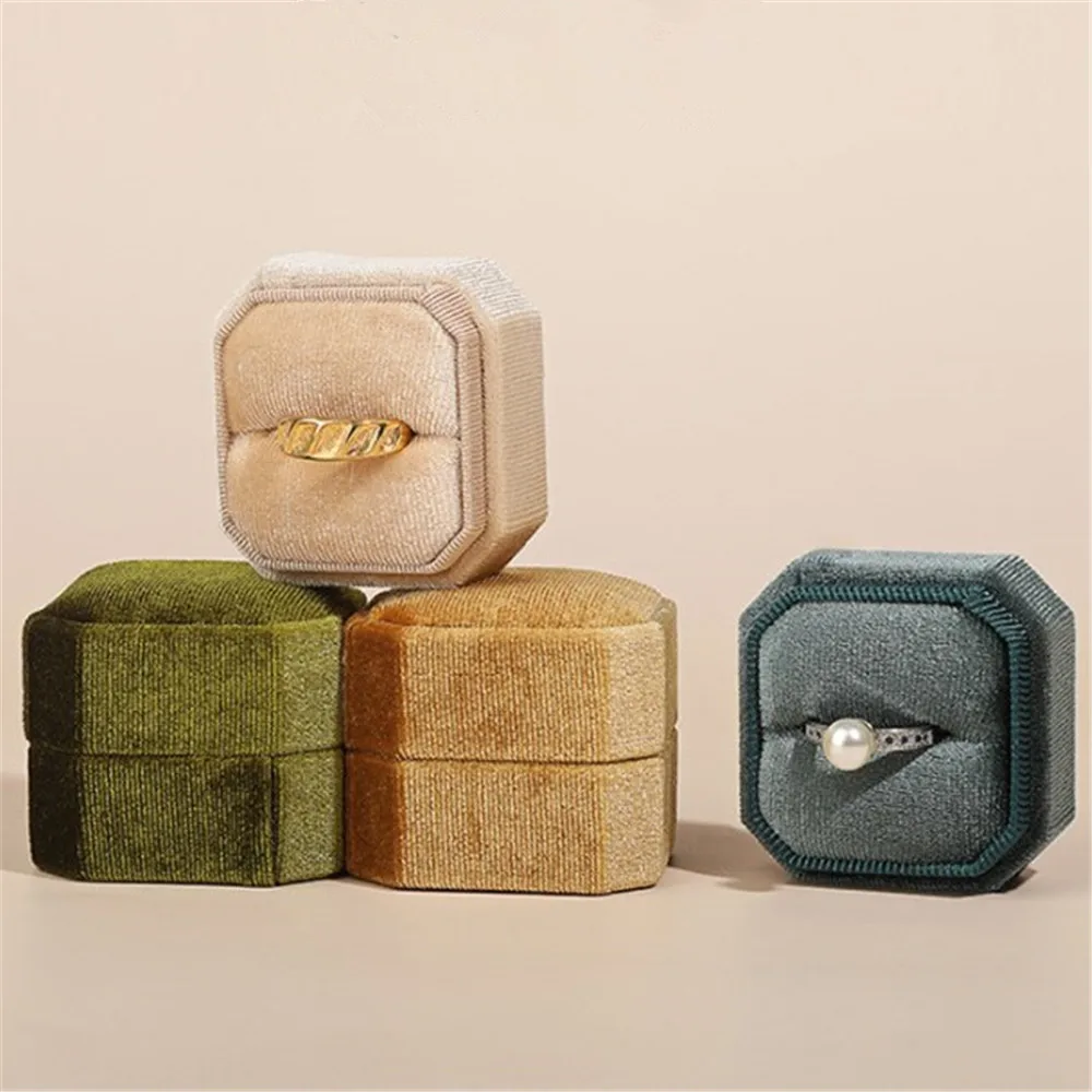 New Velvet Jewelry Box Ring Box Double Ring Earring Studs Box Wedding Ring Box with Detachable Lid Jewelry Organizer StorageCase
New Velvet Jewelry Box Ring Box Double Ring Earring Studs Box Wedding Ring Box with Detachable Lid Jewelry Organizer StorageCase