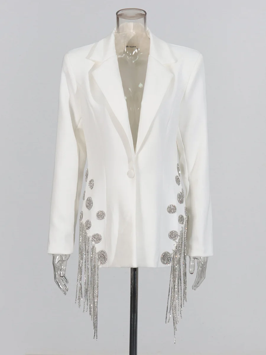 SuperAen Fashion Belt Suit Jacket Women Autumn 2024 New Design Turn-down Collar Solid Color Waist Casual Blazer
SuperAen Fashion Belt Suit Jacket Women Autumn 2024 New Design Turn-down Collar Solid Color Waist Casual Blazer