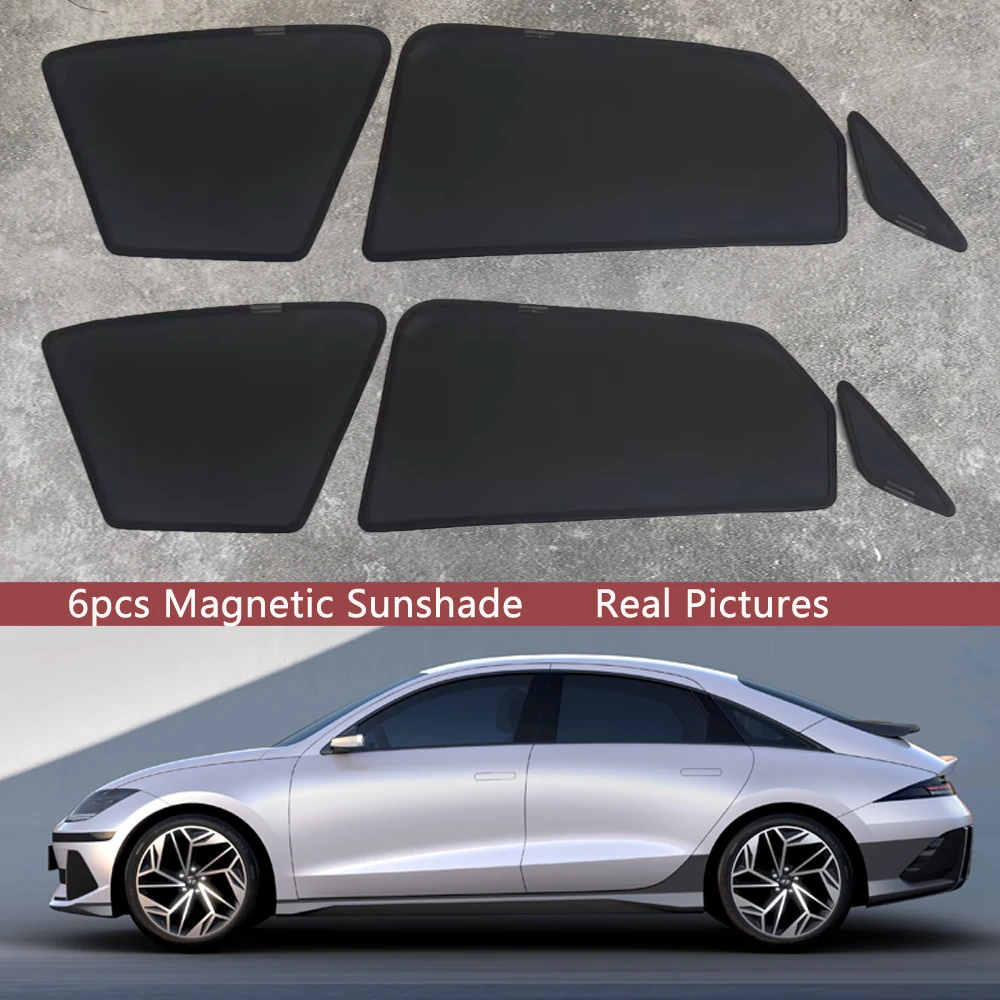Magnetic Car Sunshade Shield Front Windshield Frame Curtain Sun Shades For Hyundai IONIQ 6 CE EV IONIQ6 Electric 2022-2025 2024
Magnetic Car Sunshade Shield Front Windshield Frame Curtain Sun Shades For Hyundai IONIQ 6 CE EV IONIQ6 Electric 2022-2025 2024