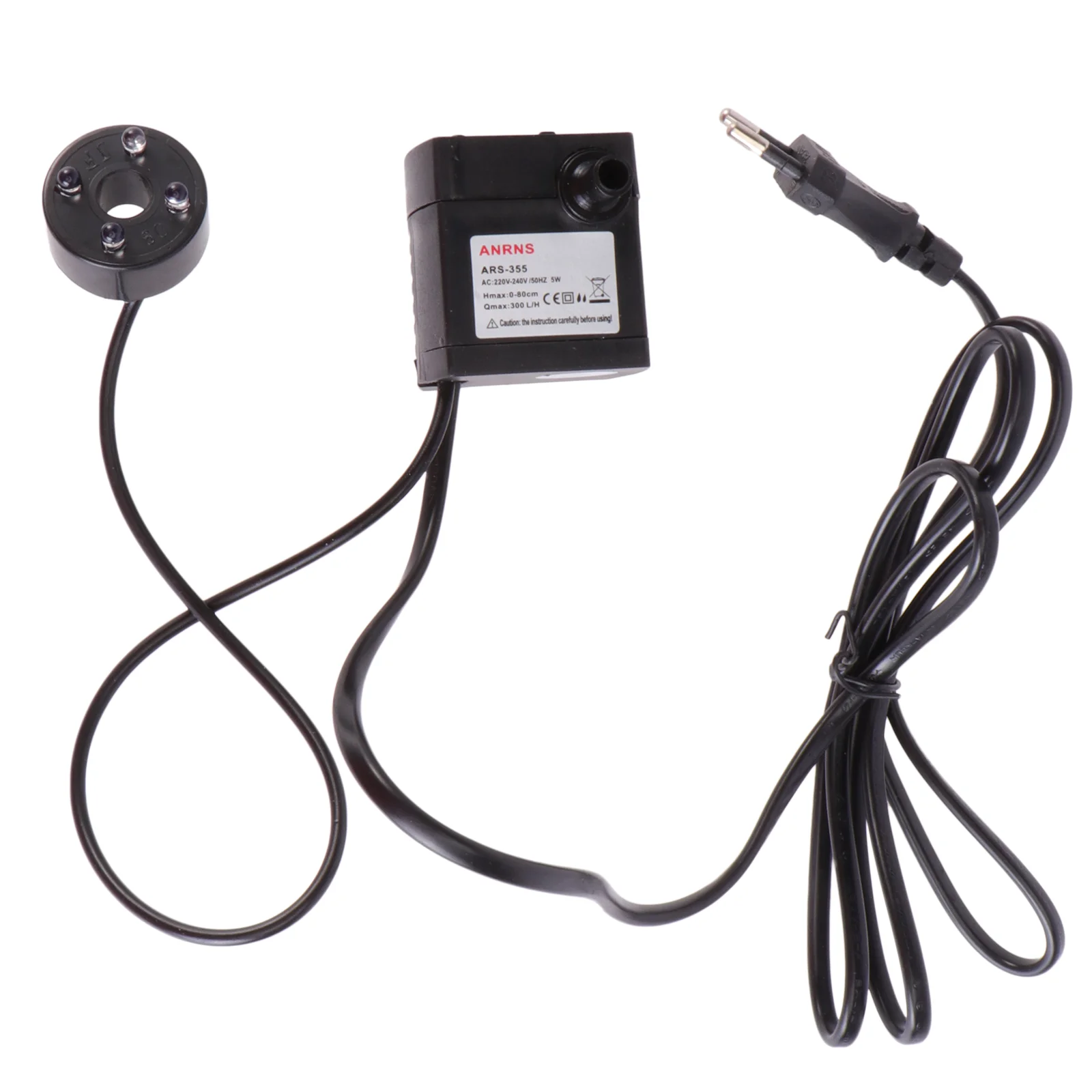 5W Powerful Submersible Water Pump with LED Light Adjustable Water Flow for Fountains Aquarium Fish Tank Statuary with
5W Powerful Submersible Water Pump with LED Light Adjustable Water Flow for Fountains Aquarium Fish Tank Statuary with