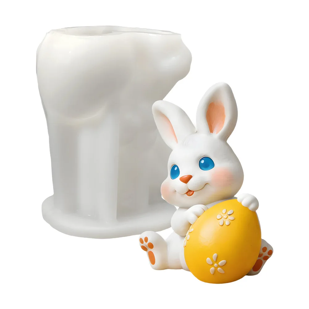 Bunny Egg Silicone Mold Diy Easter Egg Handmade Soap Plaster Decoration Scented Candle Mold Baking Accessories
Bunny Egg Silicone Mold Diy Easter Egg Handmade Soap Plaster Decoration Scented Candle Mold Baking Accessories