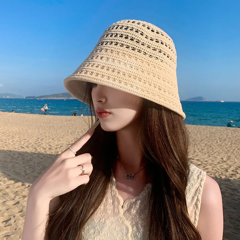 HongLuan Breathable Hollow Straw Hat Women Sun Protection Travel Summer Bucket Hats - Solid Color Beach Outdoor Caps Man
HongLuan Breathable Hollow Straw Hat Women Sun Protection Travel Summer Bucket Hats - Solid Color Beach Outdoor Caps Man