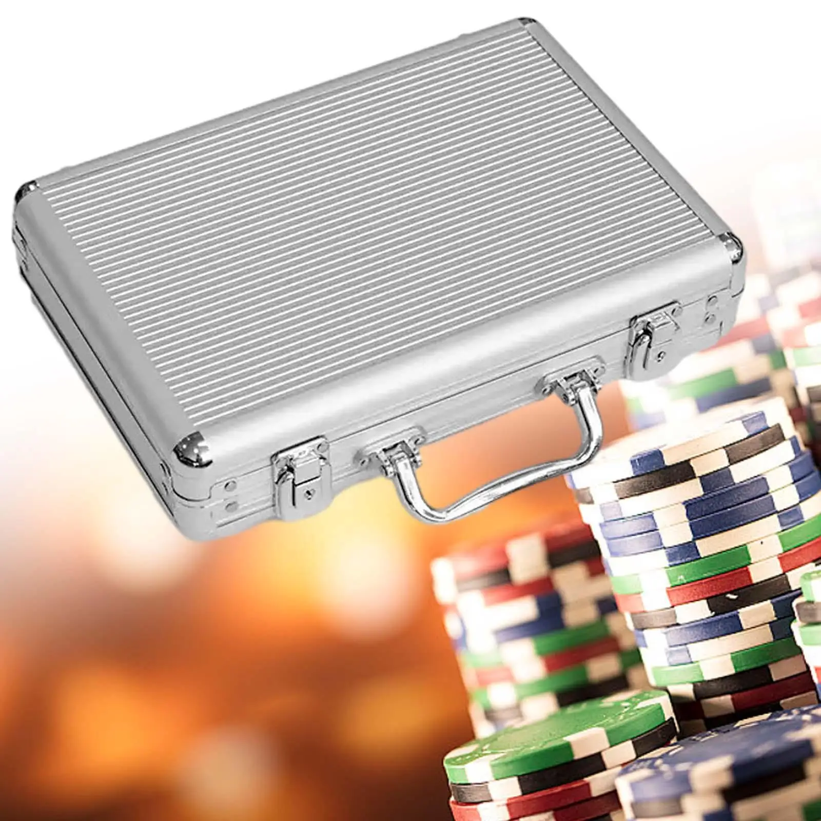 Chip Case with Lock Storage Case Cards Box Professional with Handle Playing Games Aluminum Alloy Protection Empty Collect Box
Chip Case with Lock Storage Case Cards Box Professional with Handle Playing Games Aluminum Alloy Protection Empty Collect Box