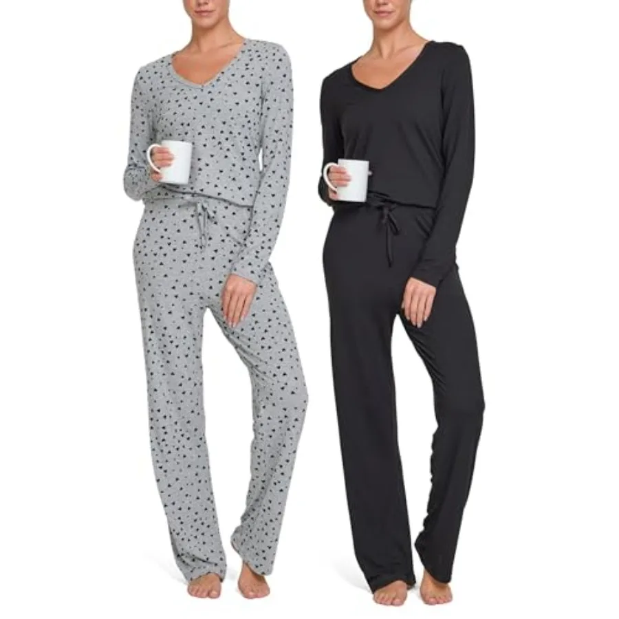 Ultra Performance 2 Pack Womens PJ Pajama Sets PJ's Pajamas Pants Set's Ladies Soft Lounge Pjs Pajama's For Women Set
Ultra Performance 2 Pack Womens PJ Pajama Sets PJ's Pajamas Pants Set's Ladies Soft Lounge Pjs Pajama's For Women Set