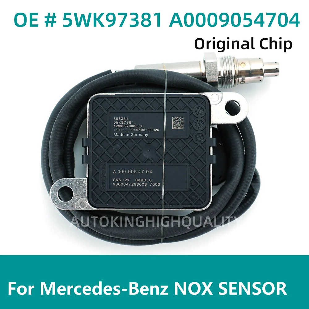 5WK97381 A0009054704 Original New Nitrogen Oxide Nox Sensor For Mercedes Benz E-Class W213 W238 CLS W257 S-Class W222
5WK97381 A0009054704 Original New Nitrogen Oxide Nox Sensor For Mercedes Benz E-Class W213 W238 CLS W257 S-Class W222