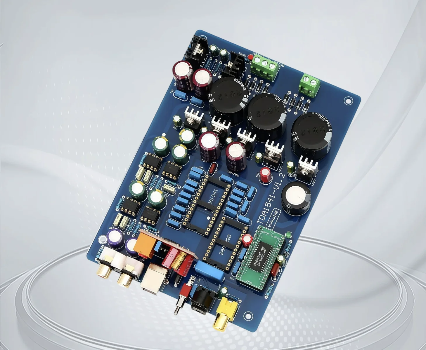 TDA1541 Audio DAC Decoder Board | Optical/Coaxial/USB Inputs, CS8412 + NE5534 + PCM2704 USB Module
TDA1541 Audio DAC Decoder Board | Optical/Coaxial/USB Inputs, CS8412 + NE5534 + PCM2704 USB Module