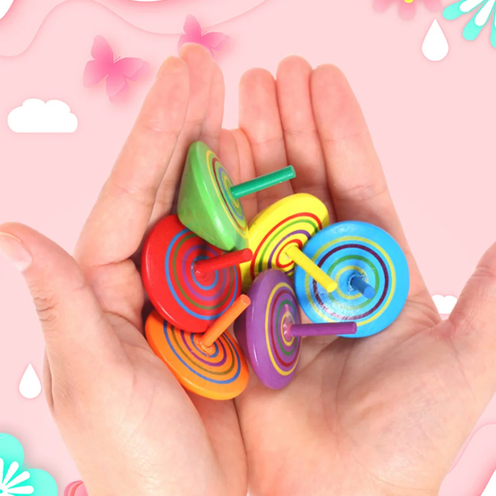 20 Pcs Wooden Spinning Top Child Gyro Toys Baby Decompression Children Desktop Puzzle
20 Pcs Wooden Spinning Top Child Gyro Toys Baby Decompression Children Desktop Puzzle