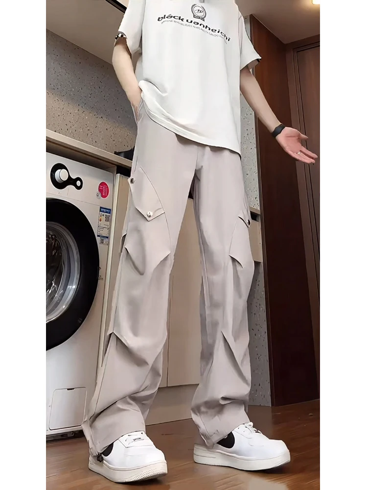 Американские легкие мужские летние функциональные уличные брюки с высокой талией, утягивающие длинные брюки, повседневные свободные дышащие брюки
Американские легкие мужские летние функциональные уличные брюки с высокой талией, утягивающие длинные брюки, повседневные свободные дышащие брюки